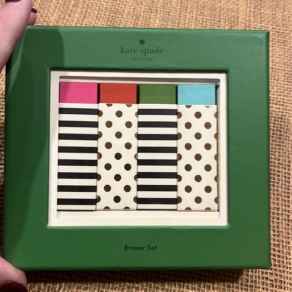 NIB Kate Spade eraser set - Picture 1 of 2